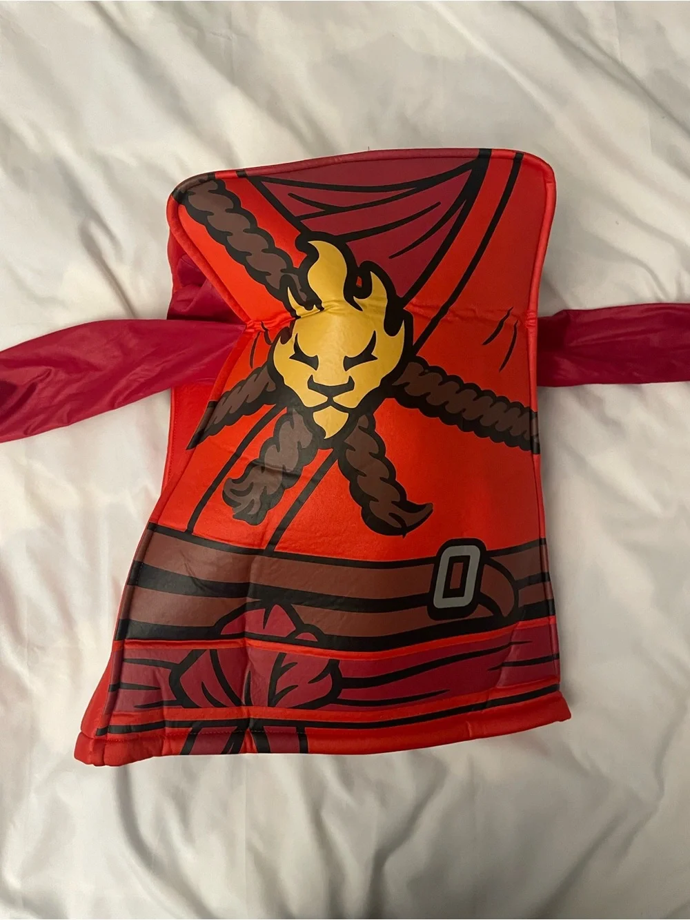 Lego Ninjago Kai Red and Black Kids Superhero Costume 7-8 M